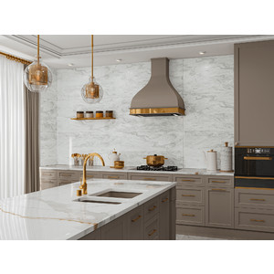 Керамогранит AXION WHITE WAVE CARVING